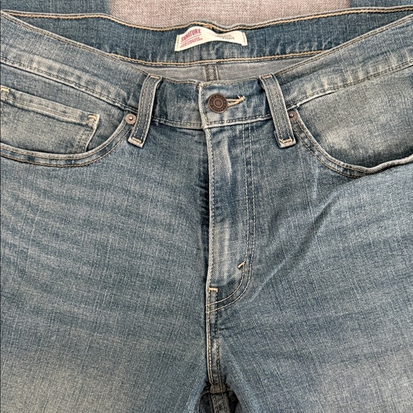 Signature by Levi Strauss Men's Slim Straight Jeans - Blue - Picture 6 of 12